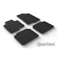 GledRing Rubbermatten voor passend voor Kia Optima SW/Sedan/PHEV 2017- (T profiel 4-delig + montageclips) GL0623