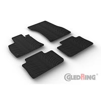 GledRing Rubbermatten voor passend voor Audi E-Tron 2018- (T profiel 4-delig + montageclips) GL0708