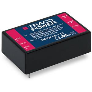 TracoPower TMPW 50-124 AC/DC-printnetvoeding 2.08 A 50 W 24 V/DC 1 stuk(s)