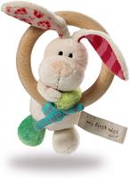 Nici Holzgreifring Hase Tilli mit Glocke Babys (37433)  Baby