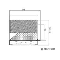 Blue Print Luchtfilter ADBP220036