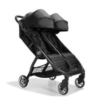 Twin wandelwagen City Tour 2 Double Standplaats Black