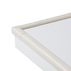 tafelbeschermset 3,8 meter foam wit 5 delig