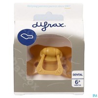 Difrax Fopspeen dental 6+ maanden - pure honey 1st