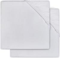 Hoeslaken Wieg Jollein 40x80 Katoen Wit 2-pack
