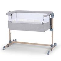 Kinderkraft Beistellbett Neste Air, grau-wood grau/braun