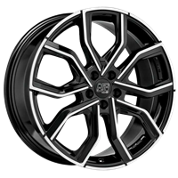 MSW Msw 41 Gloss black full polished 8.5x20 5x112 ET45