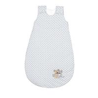 odenwälder basi Erstlings-Schlafsack aus Jersey Tupfen silver & grey 60cm - 70cm
