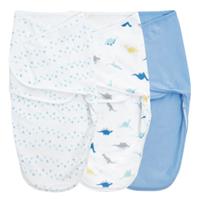 aden + anais™ essentials easy swaddle™ Wickel-Pucktuch 3er-Pack dino-rama 0-3 Monate