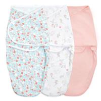 ADEN + anais™ essential s easy swaddle™ Wrap-around pucksack 3-pack sprookje flower