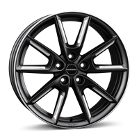 Borbet LX18 BLACK MATT SILVER SPOKE RIM ALLOYWHEEL 8X18