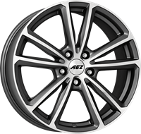 AEZ Tioga titan Graphite matt polished 7.5x18 5x112 ET50