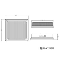 Blue Print Luchtfilter ADBP220027