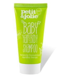 Petit & Jolie Baby Shampoo - Haar & Body - 50ml - Mini verpakking