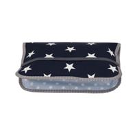 Ullenboom Patchwork Windeltasche - Blau Hellblau Grau