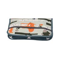 Ullenboom Patchwork Windeltasche - Waldtiere Petrol