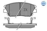 ssangyong Remblokkenset, schijfrem 0252259018