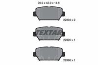 Textar Remblokkenset, schijfrem 2299401