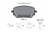 Textar Remblokkenset, schijfrem 2298701