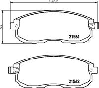 Hella Pagid GmbH Remblokken set 8DB355013991