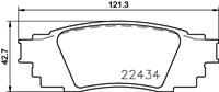 Hella Pagid GmbH Remblokkenset, schijfrem 8DB355025121