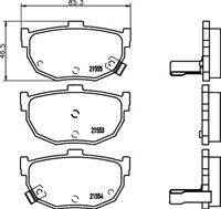 Hella Pagid GmbH Remblokken set 8DB355006411