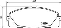 Hella Pagid GmbH Remblokken set 8DB355015831