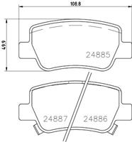 Hella Pagid GmbH Remblokken set 8DB355014641