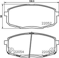 Hella Pagid GmbH Remblokkenset, schijfrem 8DB355021991