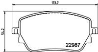 Hella Pagid GmbH Brake Pad Set, Disc Brake 8db 8DB355039231
