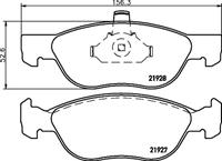 Hella Pagid GmbH Remblokken set 8DB355010181