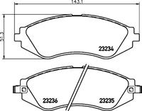 Hella Pagid GmbH Remblokken set 8DB355017141