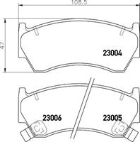 Hella Pagid GmbH Remblokken set 8DB355016661