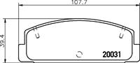 Hella Pagid GmbH Remblokken set 8DB355016761