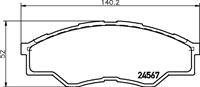 Hella Pagid GmbH Remblokken set 8DB355013471