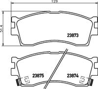 Hella Pagid GmbH Remblokken set 8DB355010251