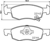 Hella Pagid GmbH Remblokkenset, schijfrem 8DB355023261