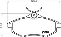 Hella Pagid GmbH Remblokken set 8DB355010161