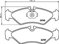 Hella Pagid GmbH Remblokken set 8DB355014421