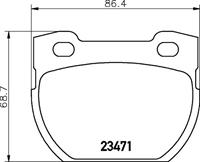 Hella Pagid GmbH Remblokken set 8DB355010921