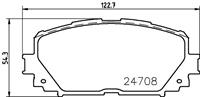 Hella Pagid GmbH Remblokken set 8DB355013901