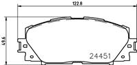 Hella Pagid GmbH Remblokken set 8DB355016191