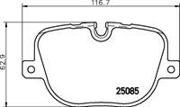 Hella Pagid GmbH Remblokken set 8DB355015451
