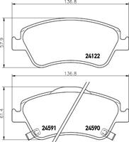 Hella Pagid GmbH Remblokken set 8DB355013561