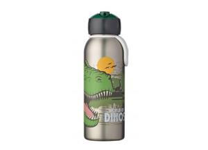 Danneels isoleerfles dino junior 350 ml RVS/siliconen