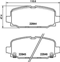 jeep Remblokkenset, schijfrem 8DB355039411
