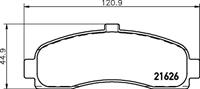 Hella Pagid GmbH Remblokkenset, schijfrem 8DB355016501