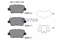 Textar Remblokkenset, schijfrem 2295301