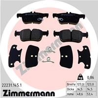 Zimmermann Remblokkenset, schijfrem 222311451