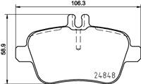 Hella Pagid GmbH Remblokkenset, schijfrem 8DB355021791